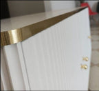 Maison White & Gold TV Unit – 160cm