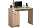 Reygo Sonoma Oak Computer Desk with Cupboard