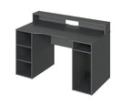 Sega Dark Grey Gaming Desk with Hutch