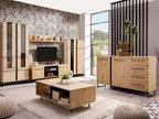Sorrento Rustic Oak Sideboard – 2 Doors & 4 Drawers