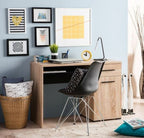 Telmo Sonoma Oak & Black Desk