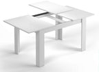 Tevez White Extending Dining Table – 140 to 190cm