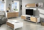 Toris Oak & White Lift-Up Coffee Table